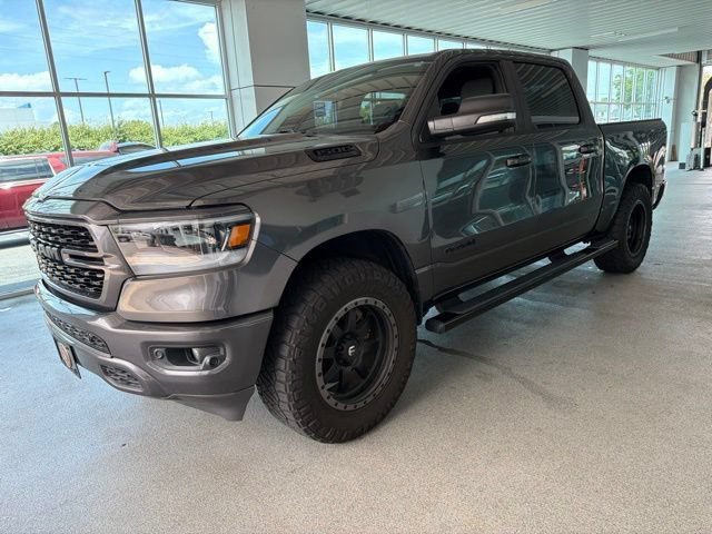 Used 2022 Granite Crystal Metallic Clearcoat Ram Big Horn image 3