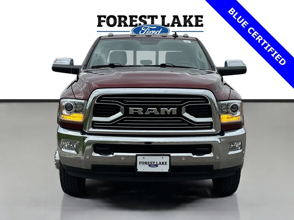 Certified 2018 RAM Ram 3500 Pickup Laramie Longhorn with VIN 3C63RRKL9JG335566 for sale in Forest Lake, Minnesota