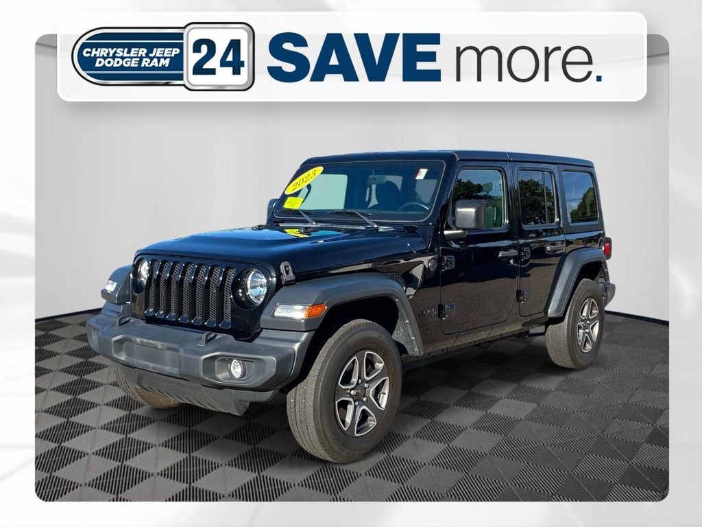 Used 2023 Black Jeep Sport S image 1