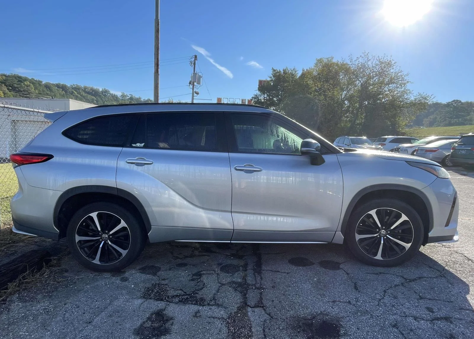Used 2021 Silver Toyota XSE image 2