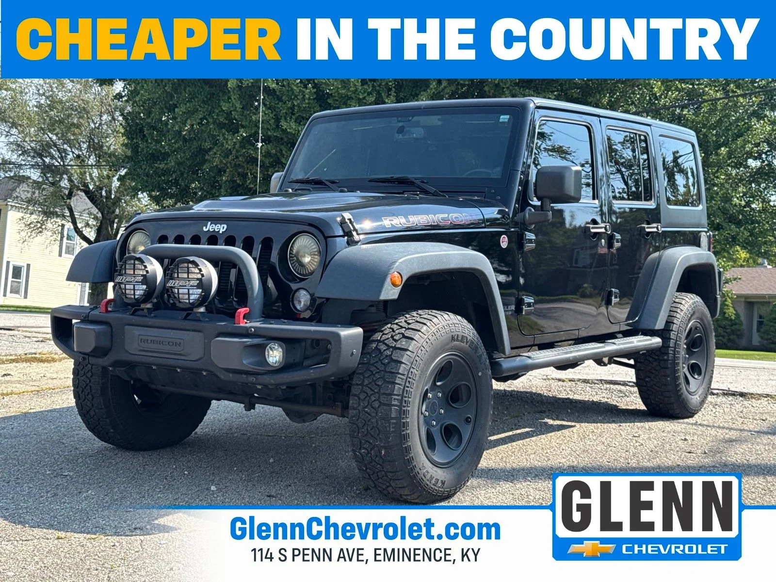 Used 2014 Black Jeep Unlimited Rubicon image 1
