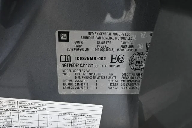 Used 2018 Gray GMC SLT image 50