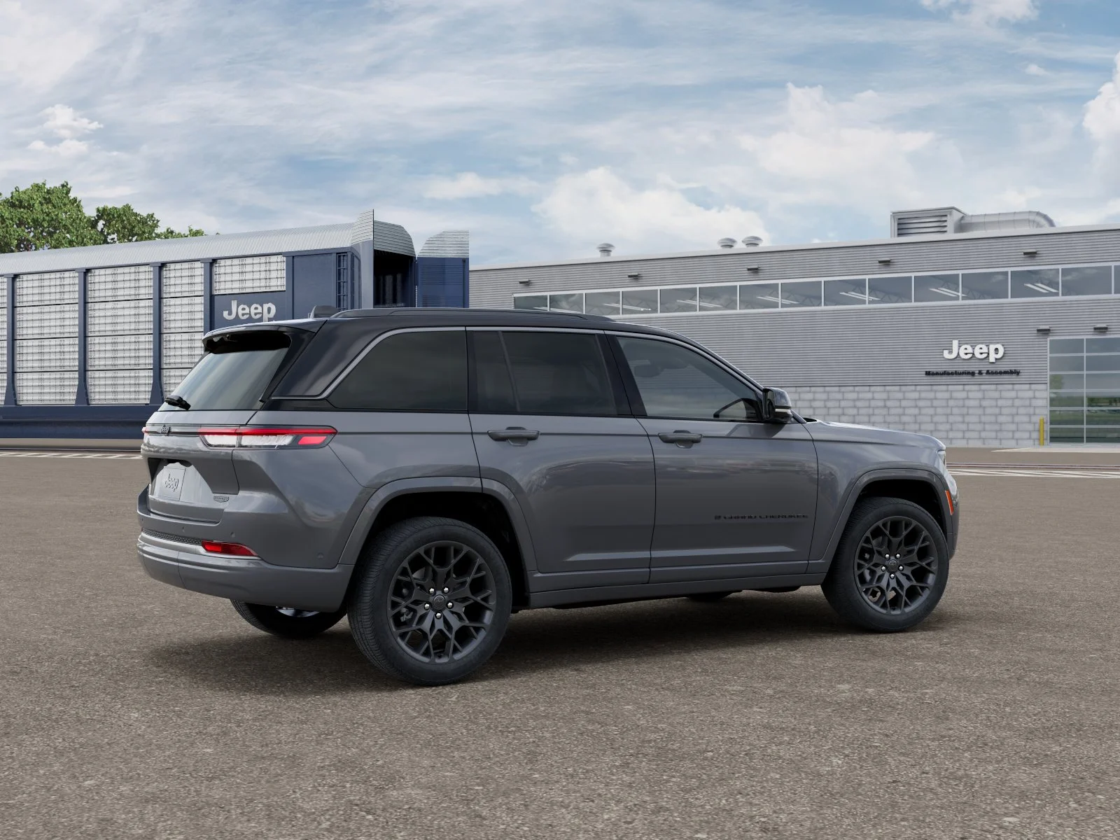 New 2027 Sting-Gray Clear-Coat Paint Jeep Summit image 2