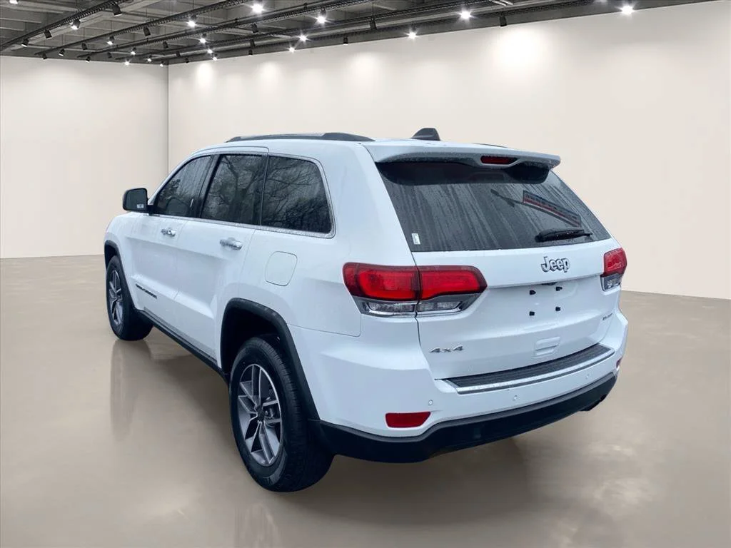 Used 2021 Bright White Clearcoat Jeep Limited image 5
