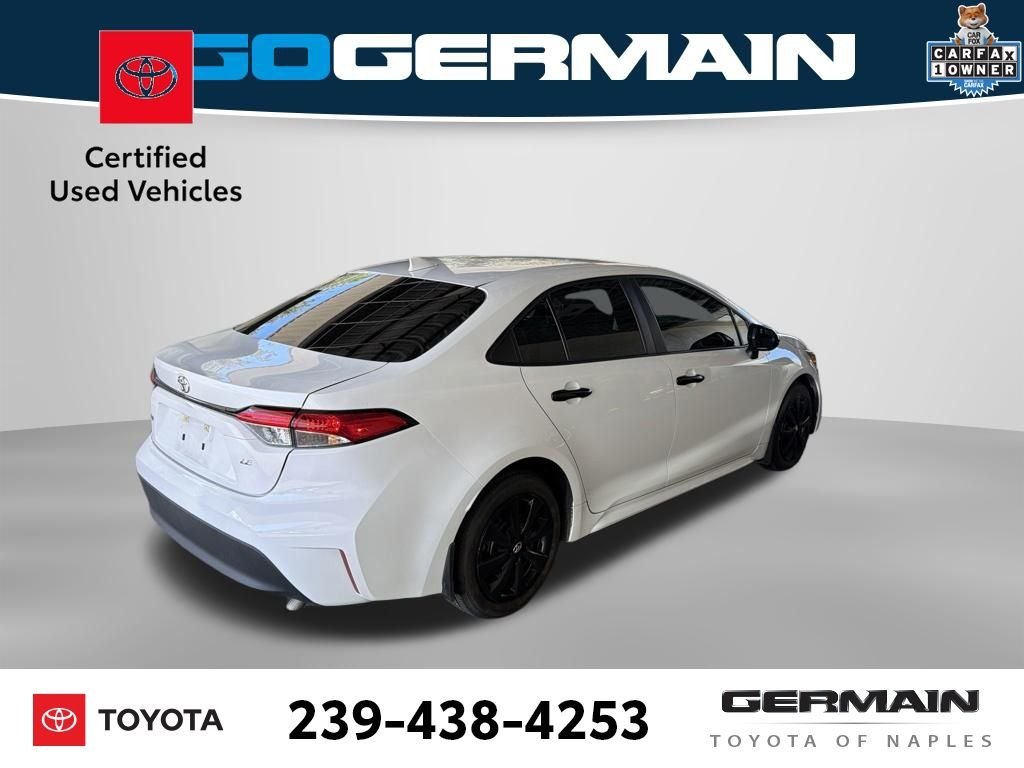 Used 2025 White Toyota LE image 6