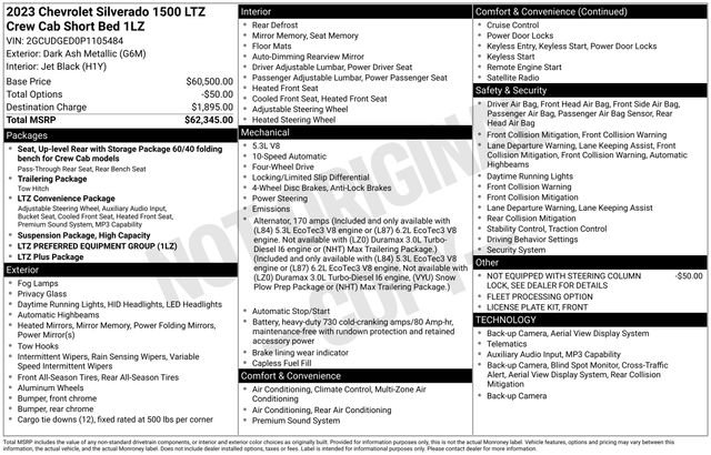Used 2023 Gray Chevrolet LTZ image 7