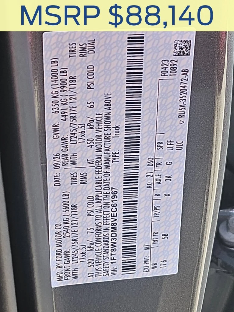 New 2027 Carbonized Gray Metallic Ford F-350® Lariat® image 38
