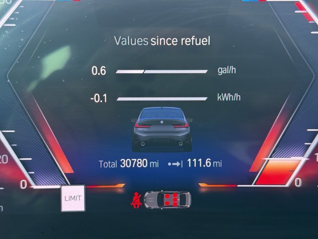 Used 2023 Skyscraper Grey Metallic BMW 330e xDrive image 11