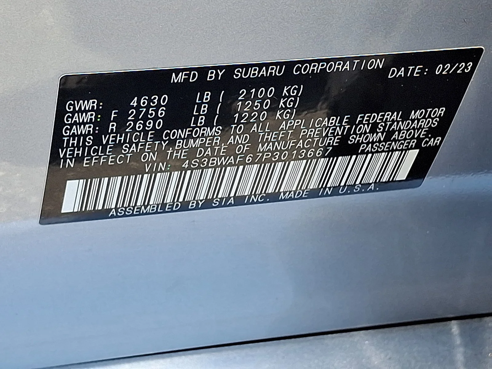 Used 2023 Ice Silver Metallic Subaru Premium image 27