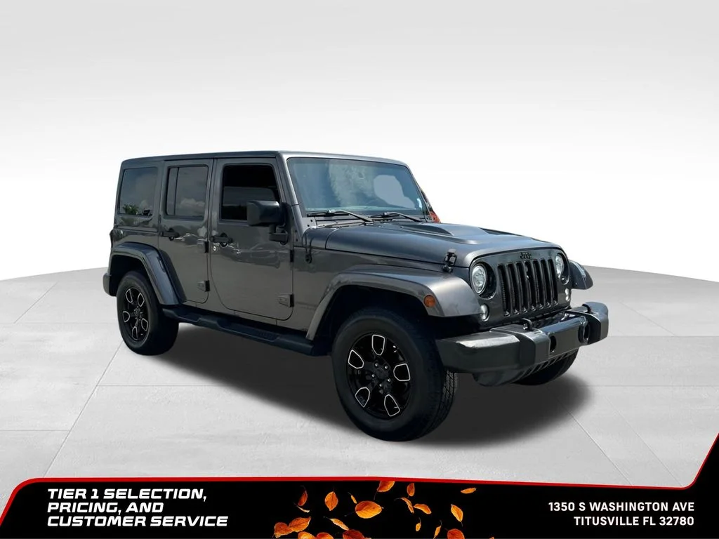 Used 2018 Gray Jeep Unlimited Sahara image 12