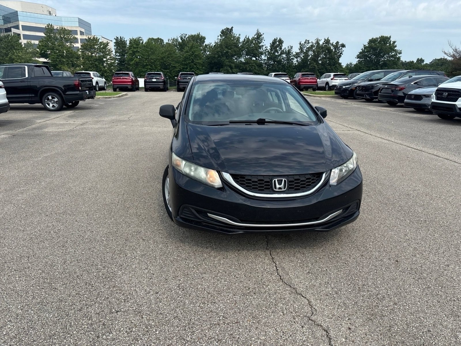 Used 2013 Crystal Black Pearl Honda LX image 14