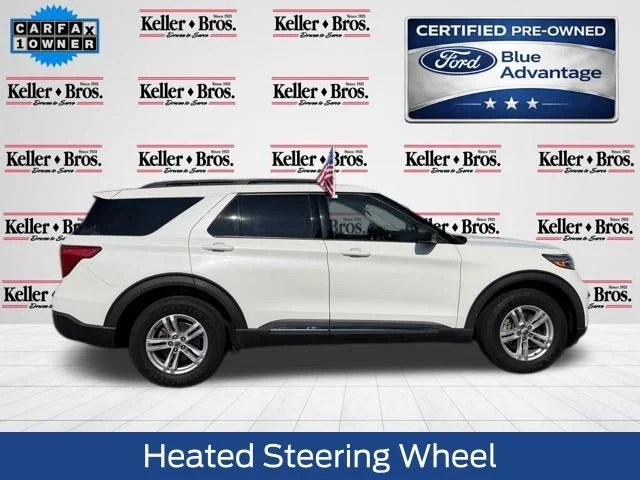 Certified Used 2020 White Metallic Ford XLT image 8