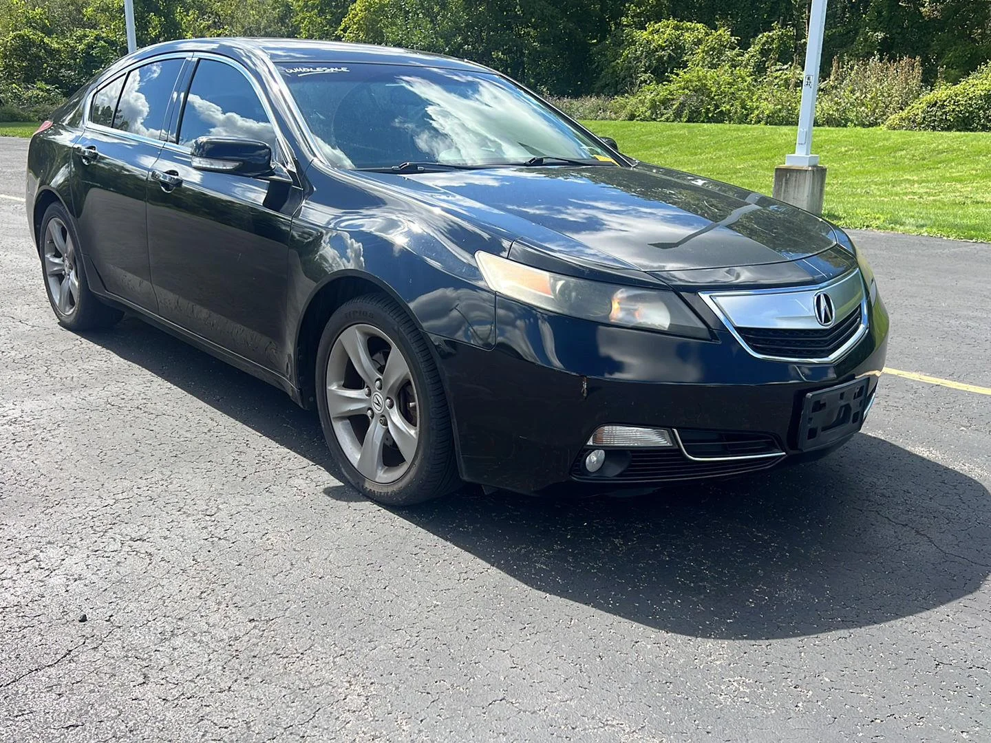 Used 2013 Crystal Black Pearl Acura Tech image 3