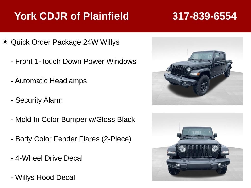 Used 2023 Black Jeep Willys image 36