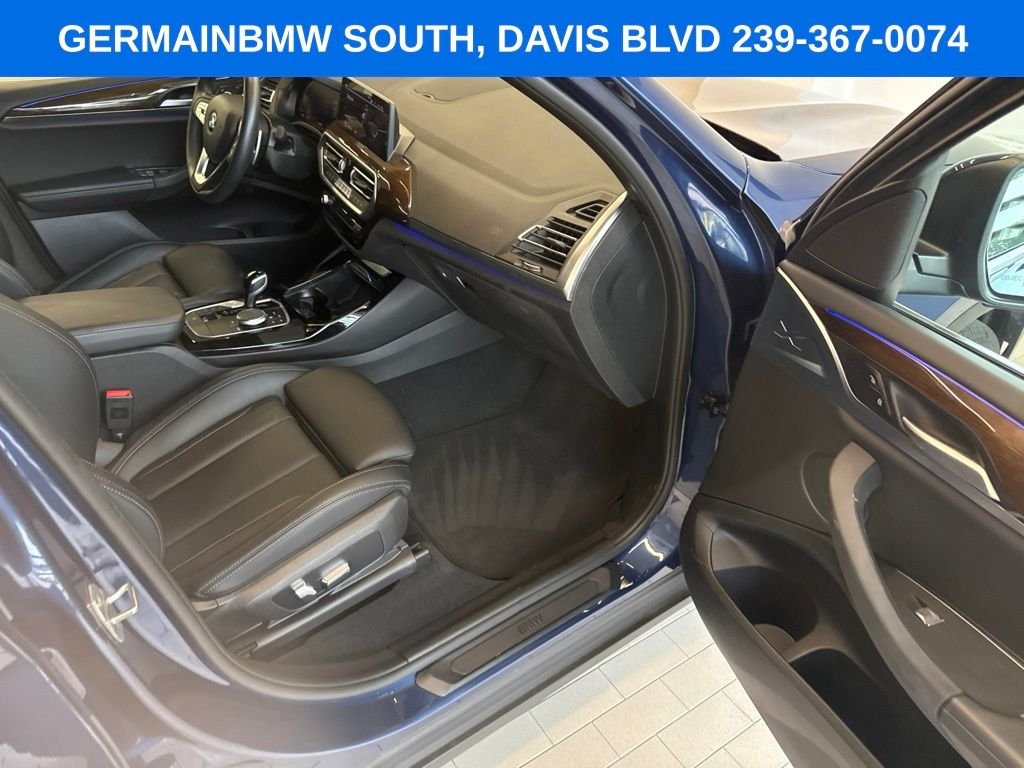 Certified Used 2022 Blue Metallic BMW sDrive30i image 26