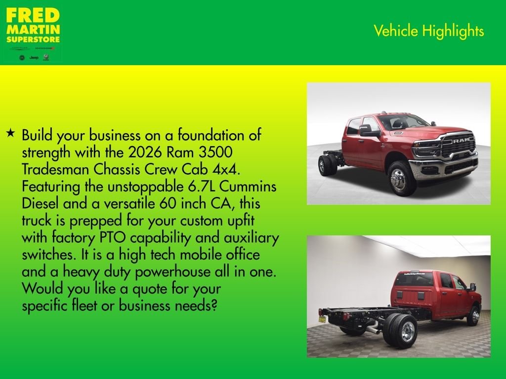 2026 RAM 3500 Chassis Tradesman - Photo 8