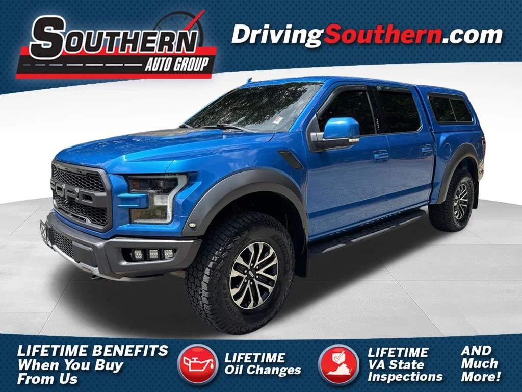 Used 2020 Blue Ford Raptor image 1