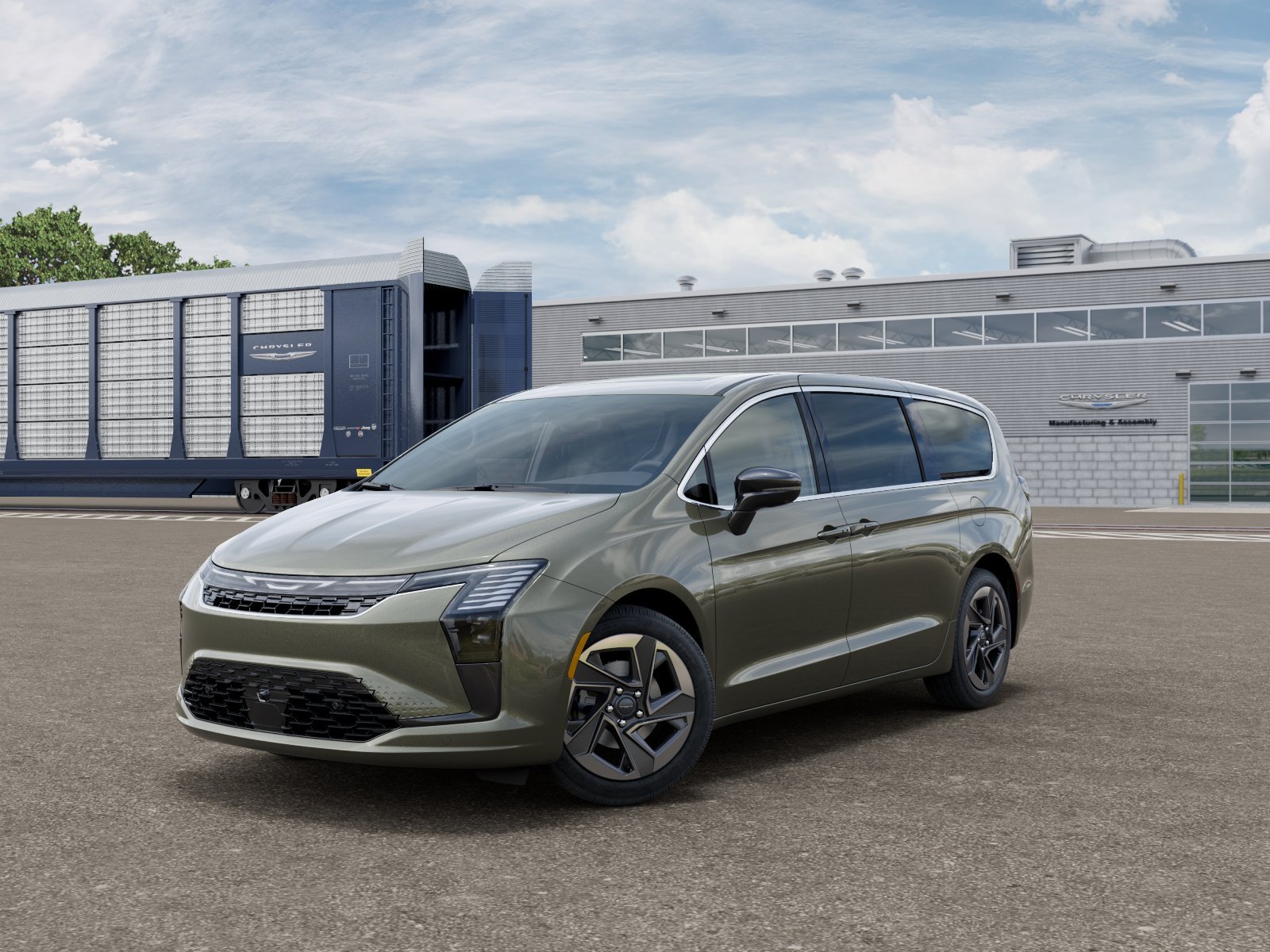 New 2027 Olive Green Pearl-Coat Exterior Paint Chrysler Limited image 1