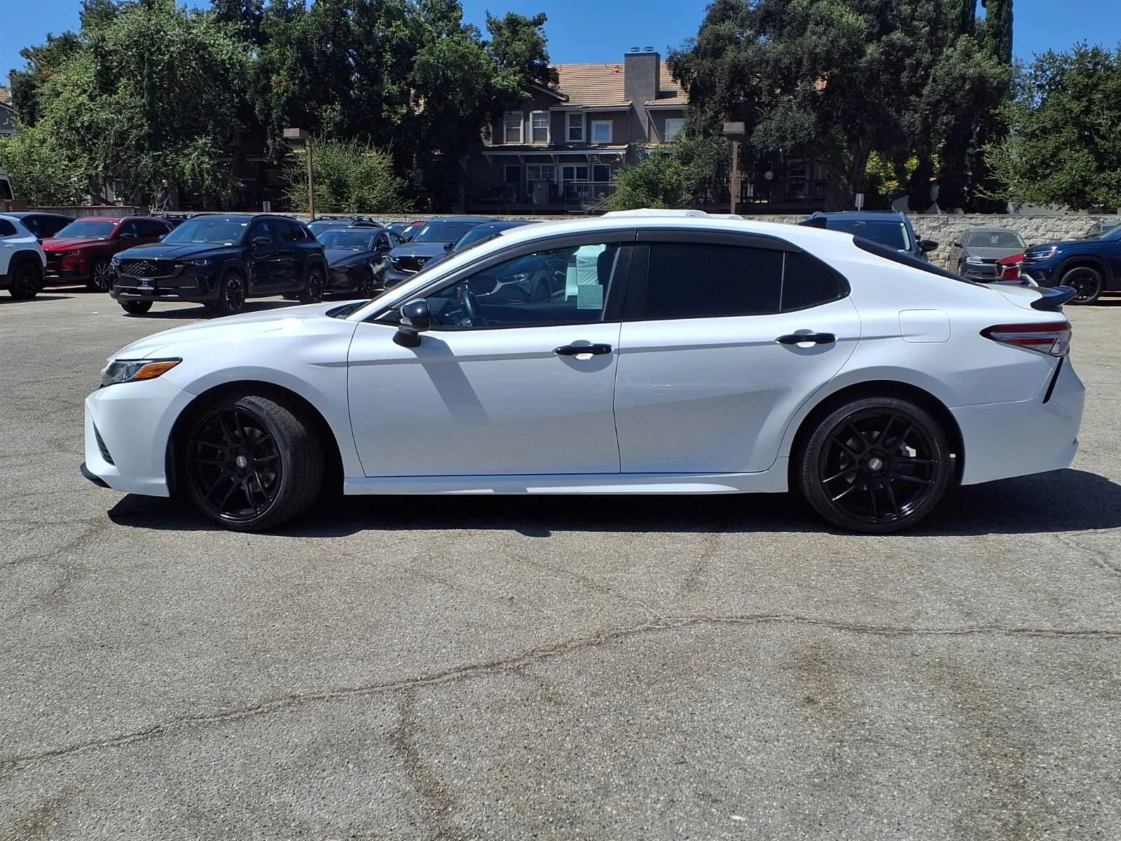 Used 2020 White Toyota SE Nightshade image 3