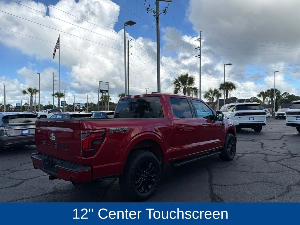 Used 2024 Rapid Red Metallic Tinted Clearcoat Ford Lariat image 5