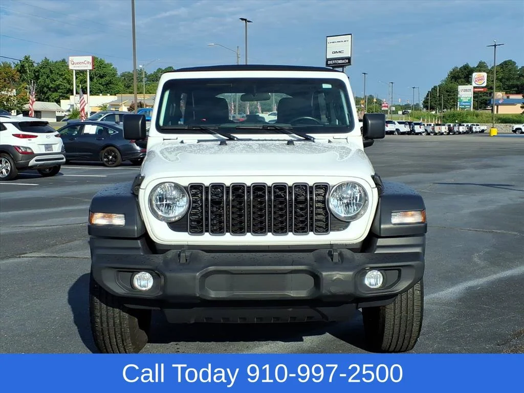 Used 2024 White Jeep 4-Door Sport 4x4 image 2