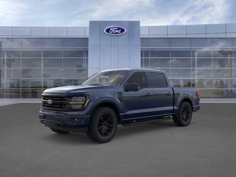 New 2026 Antimatter Blue Metallic Ford XLT image 1