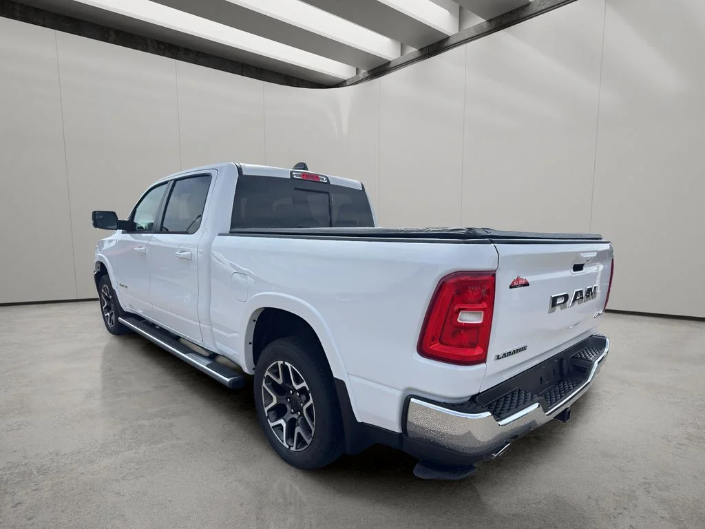 Used 2025 Bright White Clearcoat Ram Laramie image 3