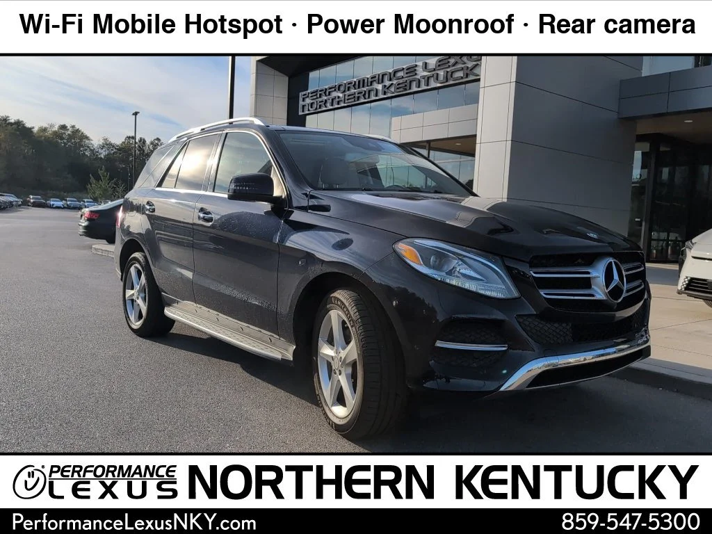 Used 2017 Lunar Blue Metallic Mercedes-Benz GLE 350 image 1