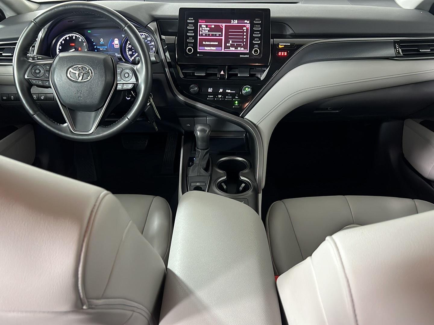 Used 2021 Celestial Silver Metallic Toyota SE image 29
