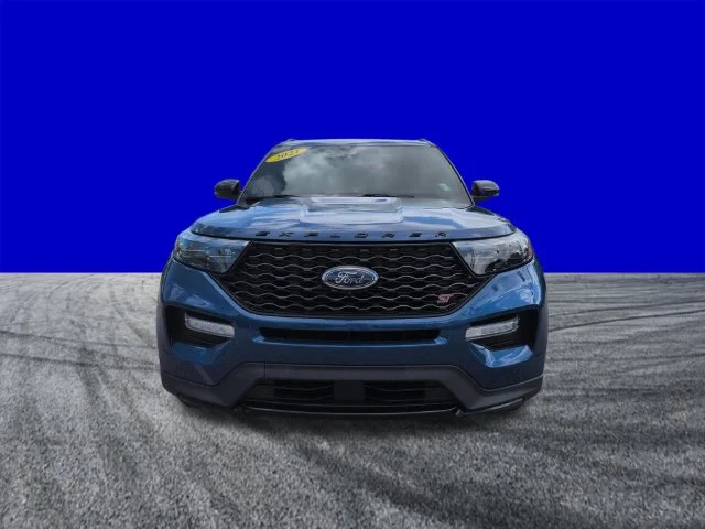 Used 2021 Atlas Blue Metallic Ford ST image 9