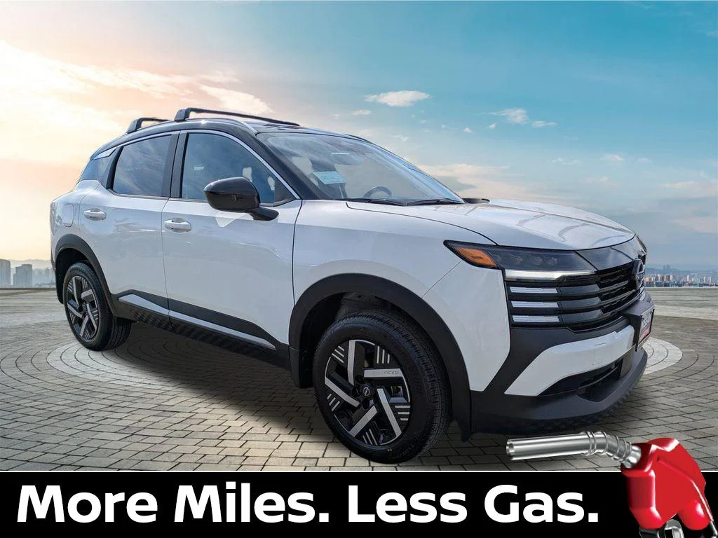New 2026 Aspen White TriCoat / Super Black Two-tone Nissan SV image 2