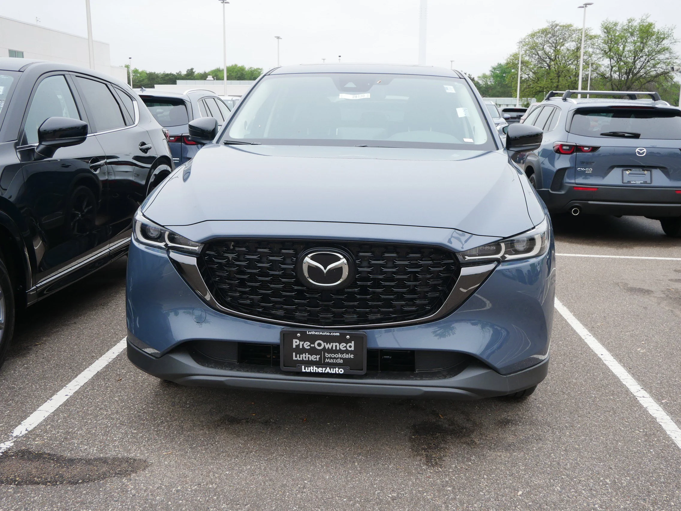 Certified 2025 Mazda CX-5 S Carbon Edition with VIN JM3KFBCM0S0731393 for sale in Brooklyn Center, Minnesota