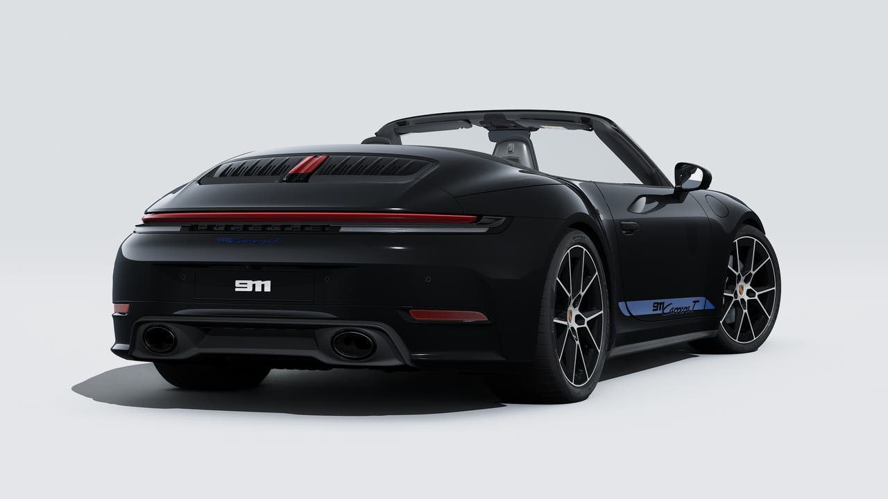 New 2026 Black Porsche Carrera T Cabriolet image 9