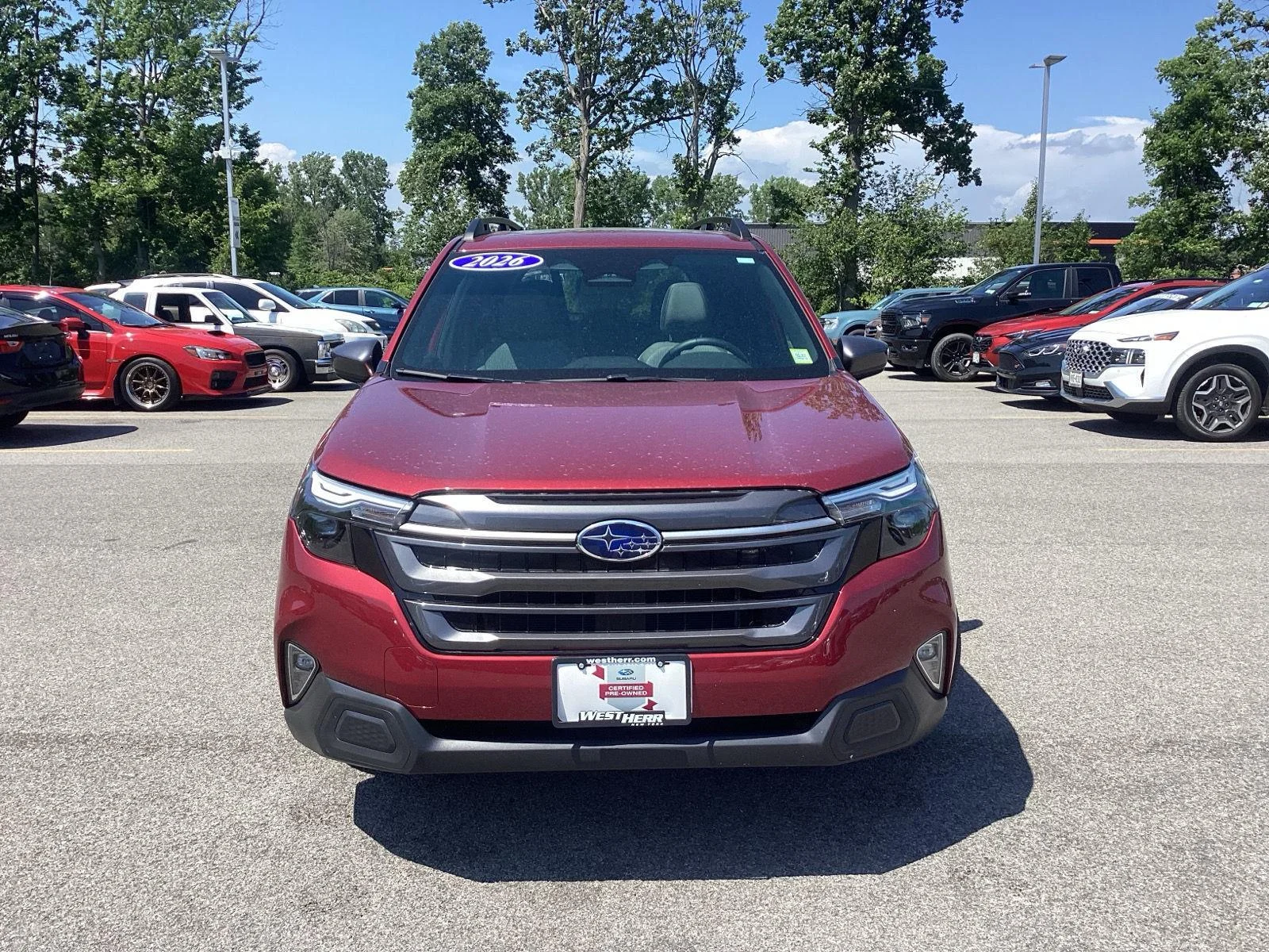 Used 2026 Crimson Red Pearl Subaru Premium image 2