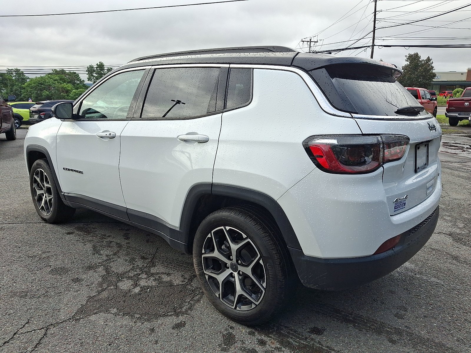Used 2025 Bright White Clearcoat Jeep Limited image 4