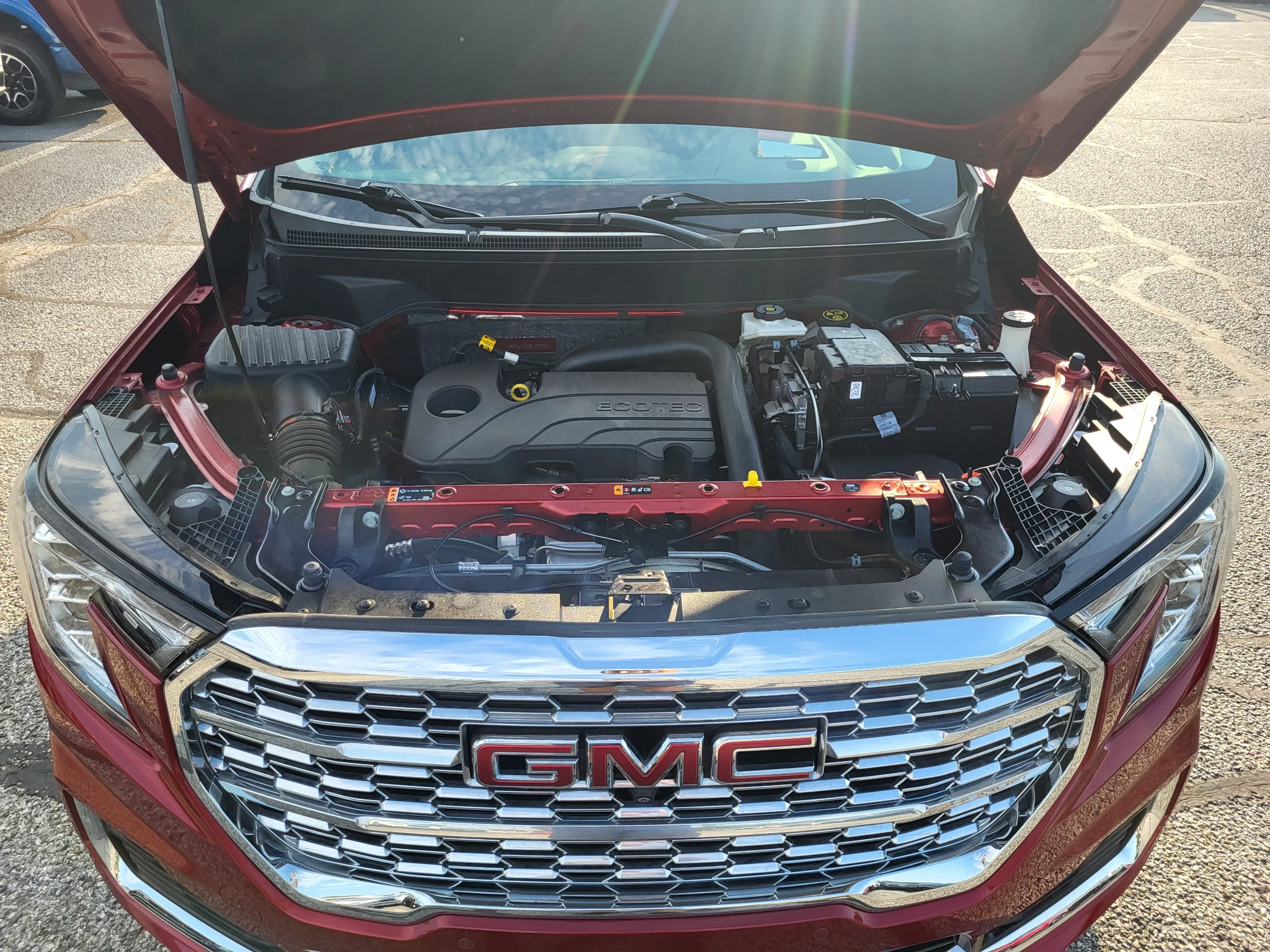 Used 2024 Volcanic Red Tintcoat GMC Denali image 25