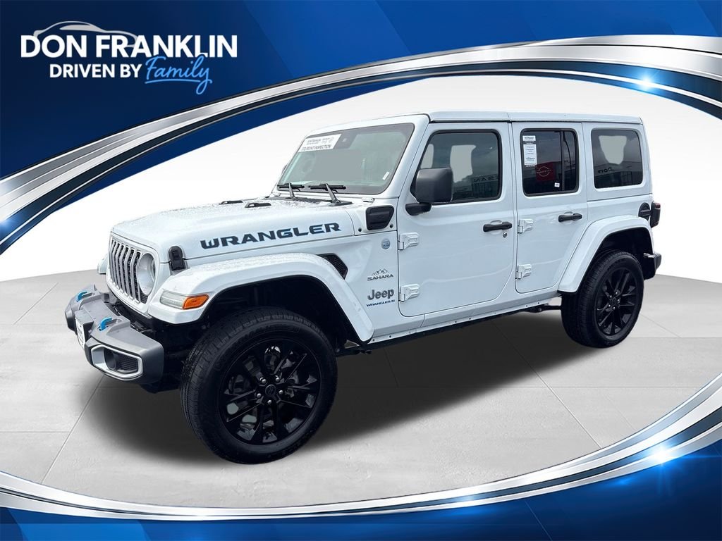 Used 2024 White Jeep Sahara 4xe image 1