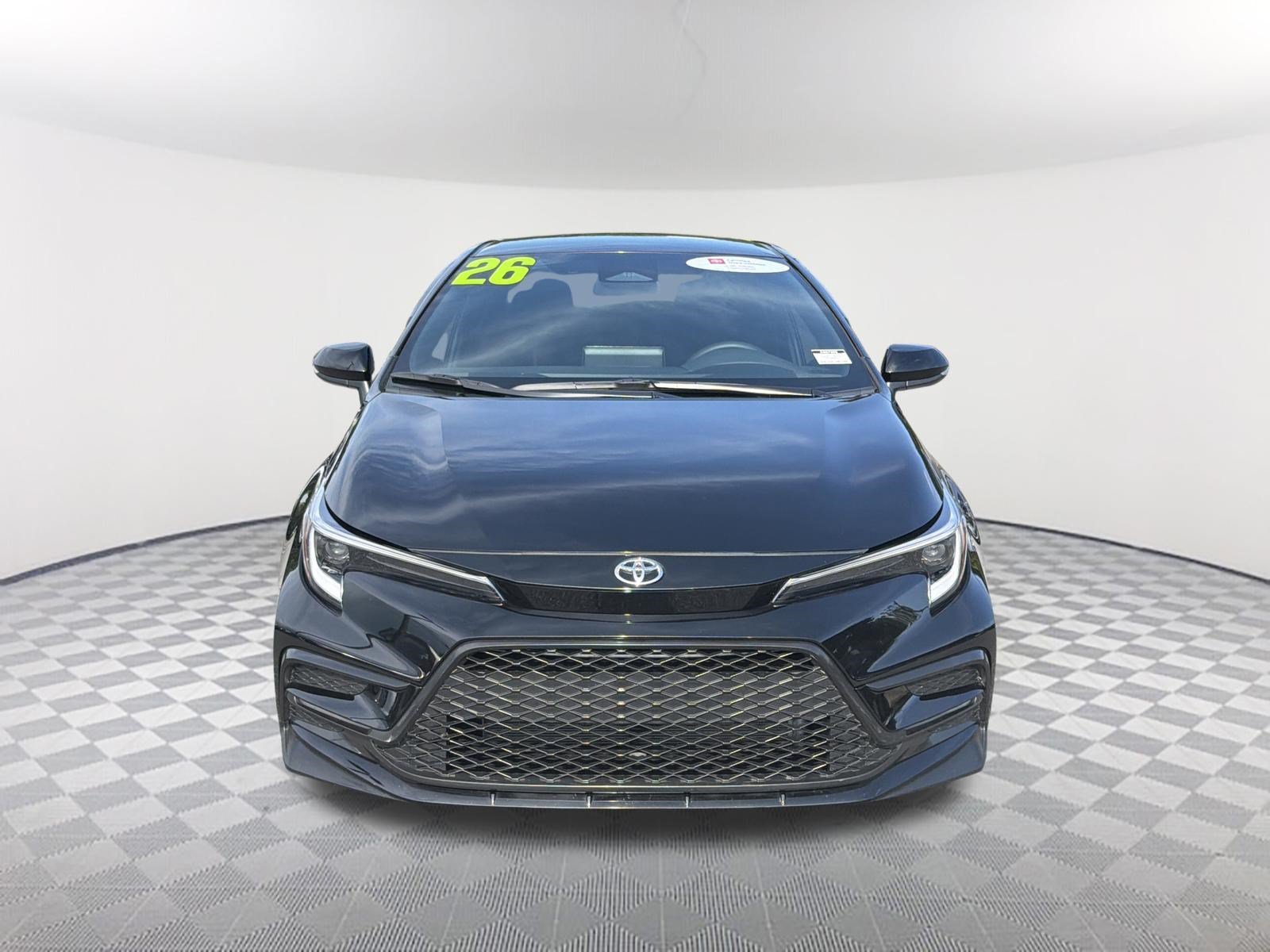 Certified Used 2026 Midnight Black Metallic Toyota SE image 2