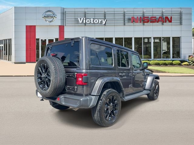 Used 2021 Gray Jeep Unlimited Sahara 4xe image 3
