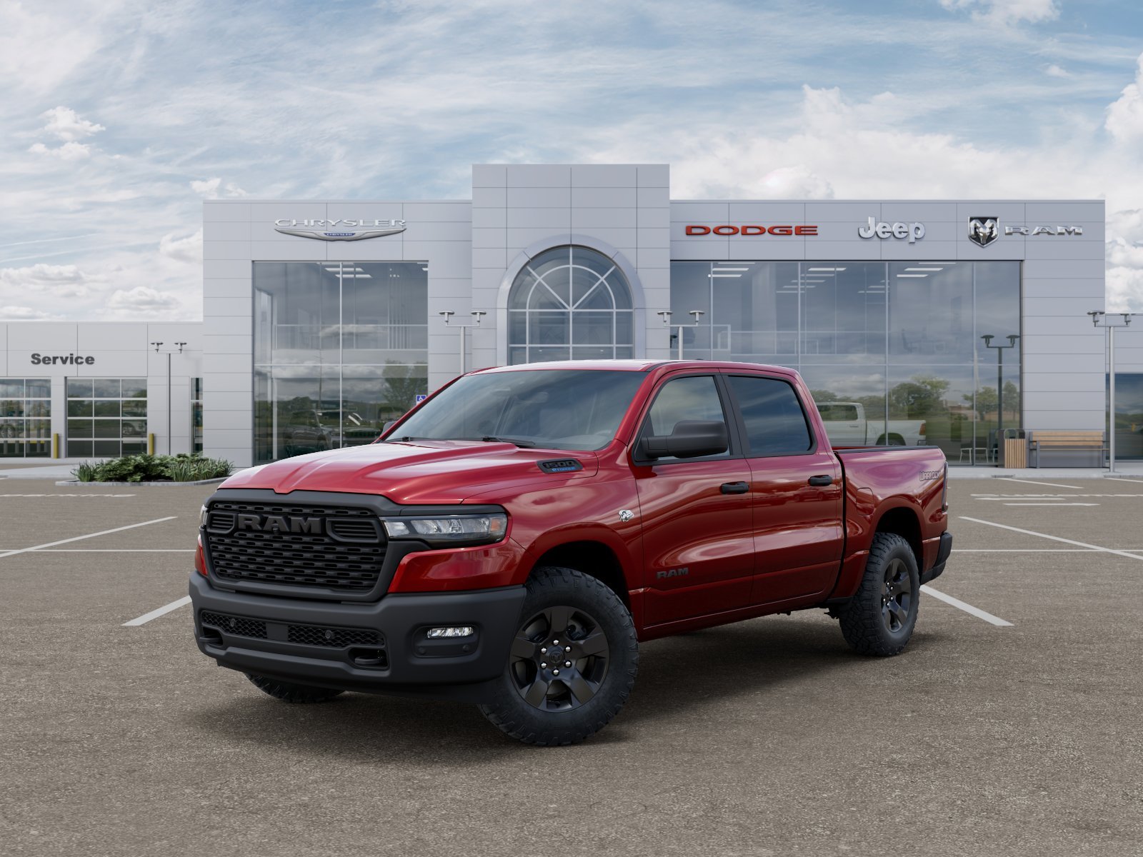 New 2026 Molten Red Pearl-Coat Exterior Paint RAM Warlock image 10