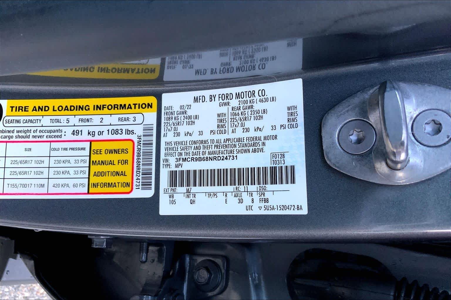 Used 2022 Carbonized Gray Metallic Ford Big Bend image 34