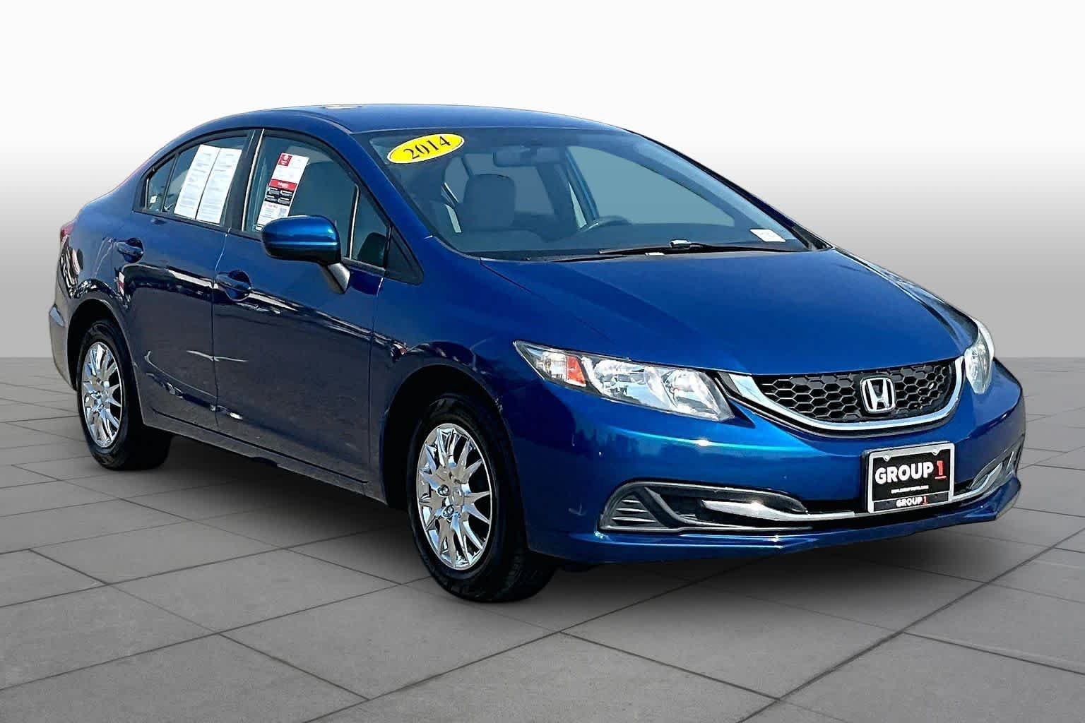 Used 2014 Honda Civic LX with VIN 19XFB2F59EE247843 for sale in Folsom, CA