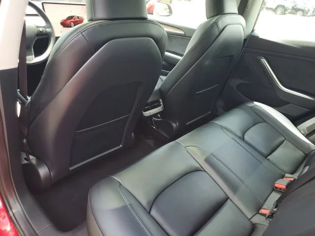 Used 2023 Red Tesla 4DR RWD image 25