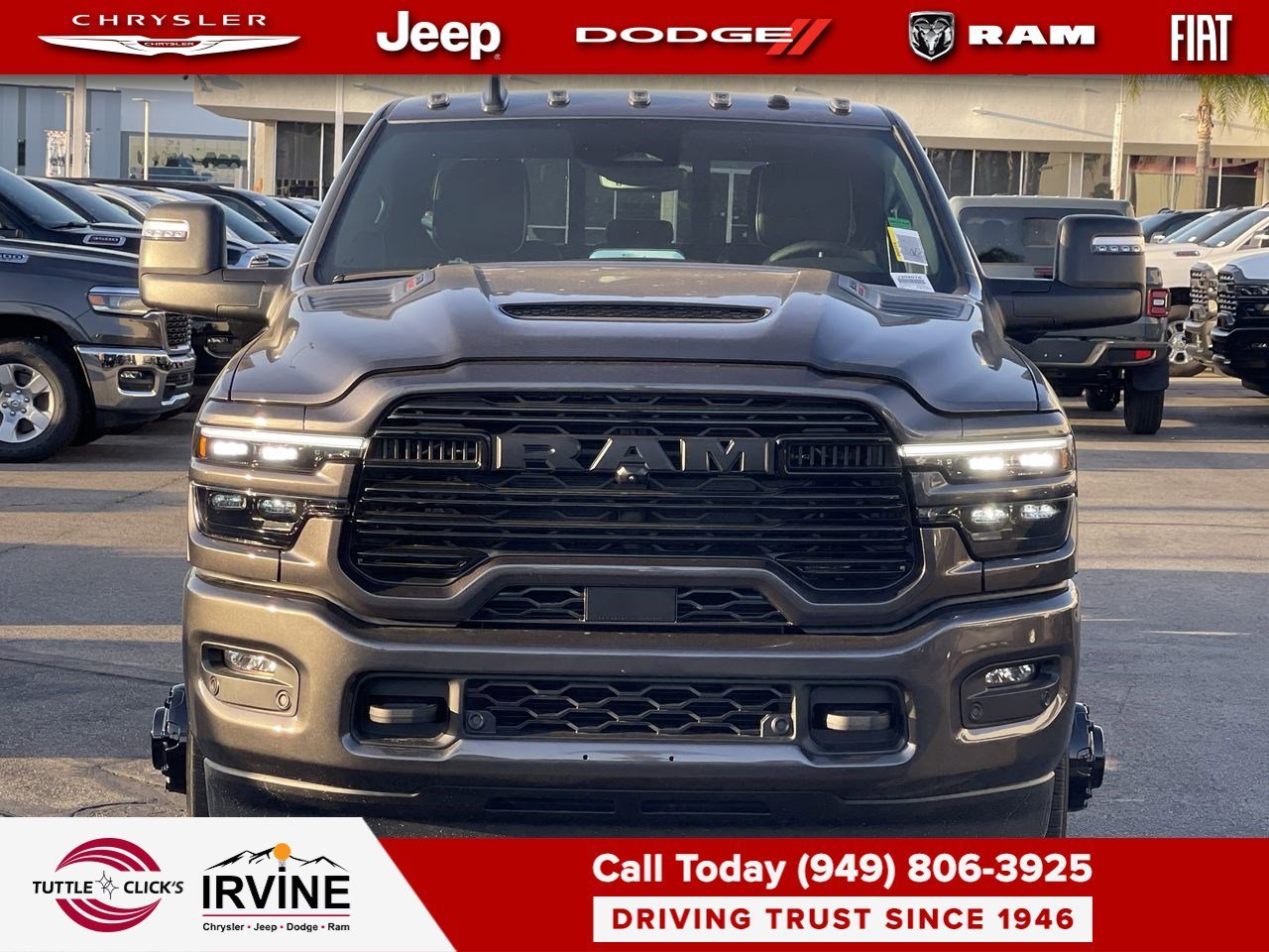 New 2026 Granite Crystal Metallic Clear-Coat Exterior Paint RAM Laramie image 2