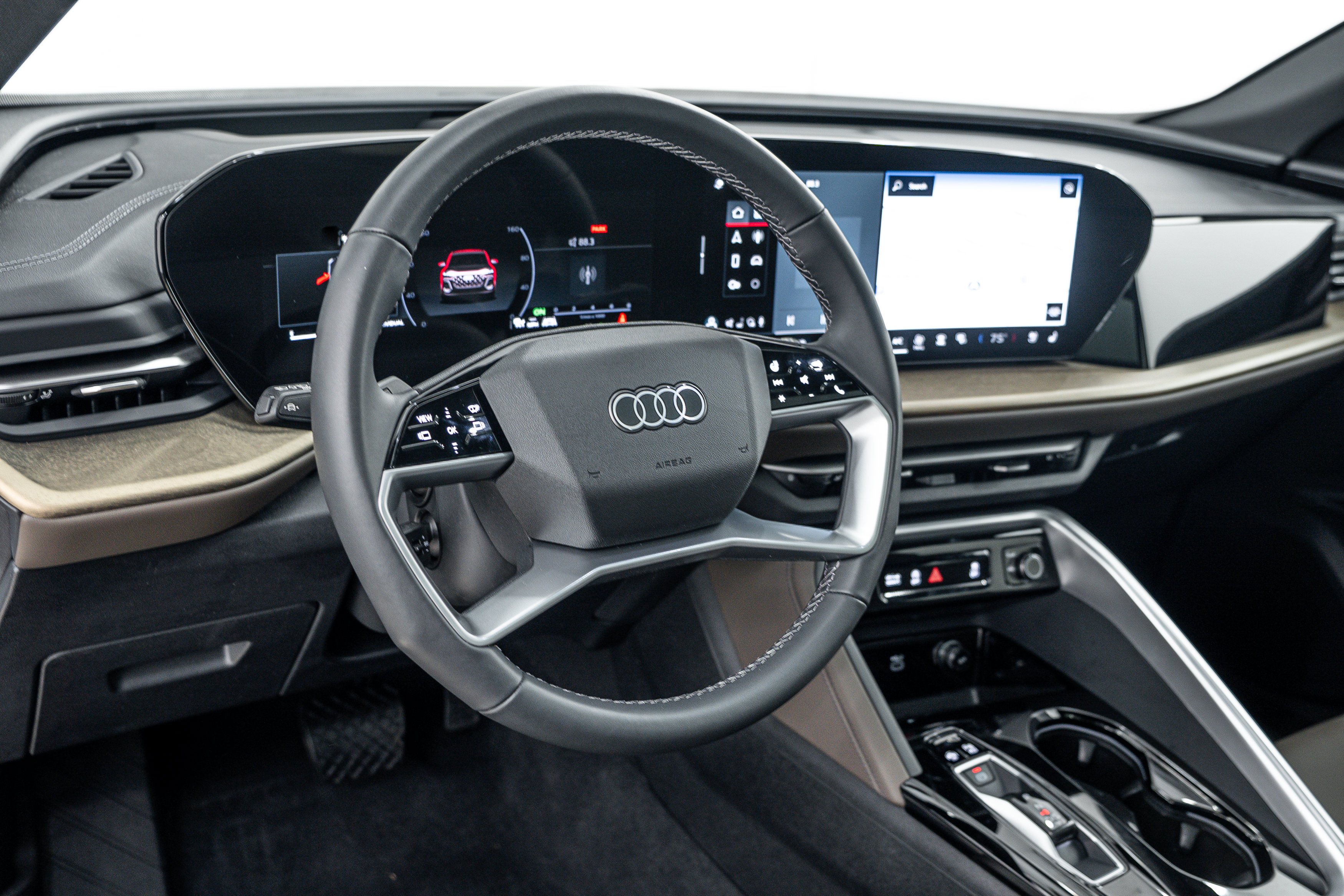 Used 2025 Glacier White Metallic Audi Premium Plus image 11