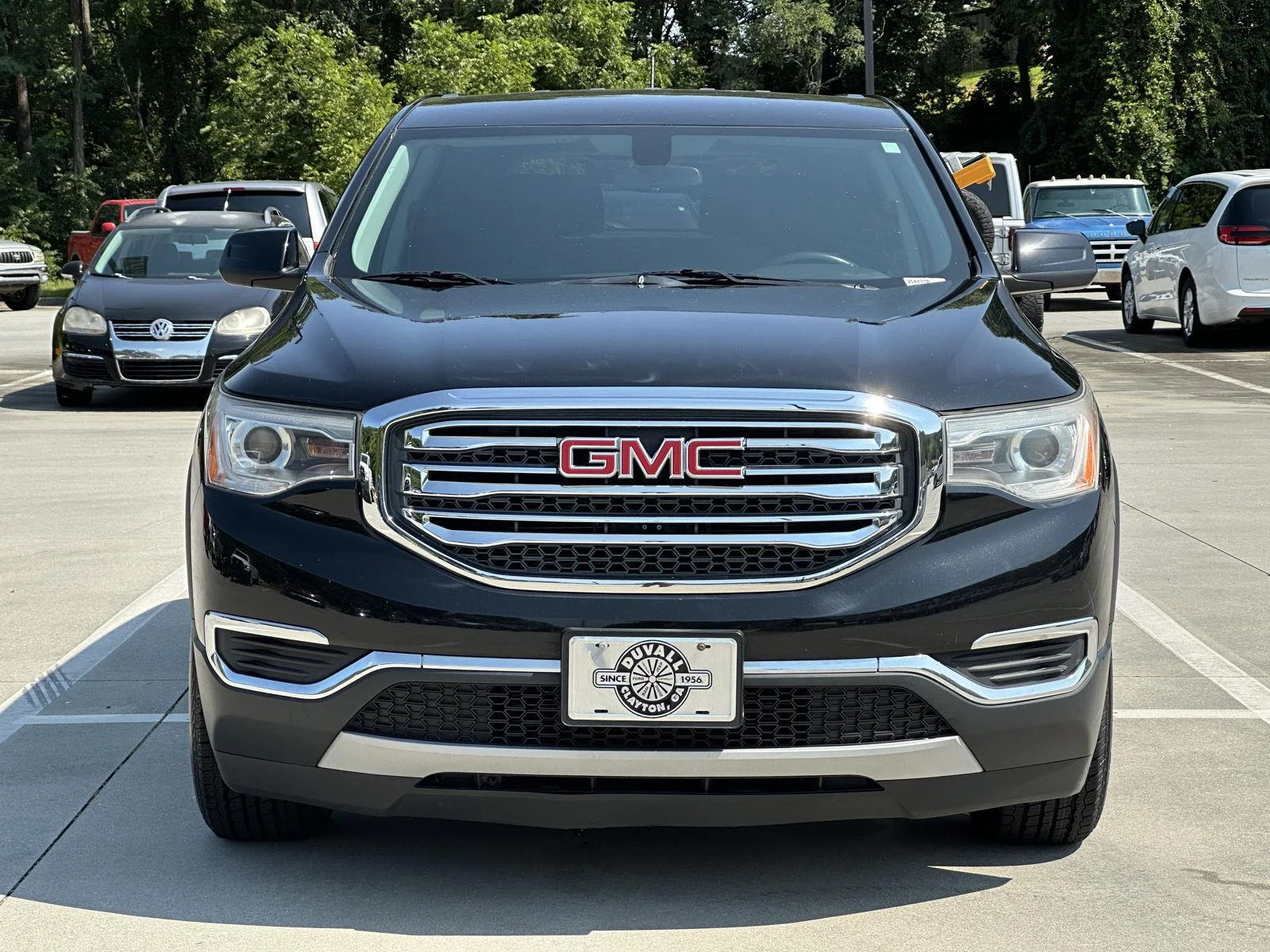 Used 2019 GMC Acadia SLE-1 with VIN 1GKKNRLA0KZ254037 for sale in Clayton, GA
