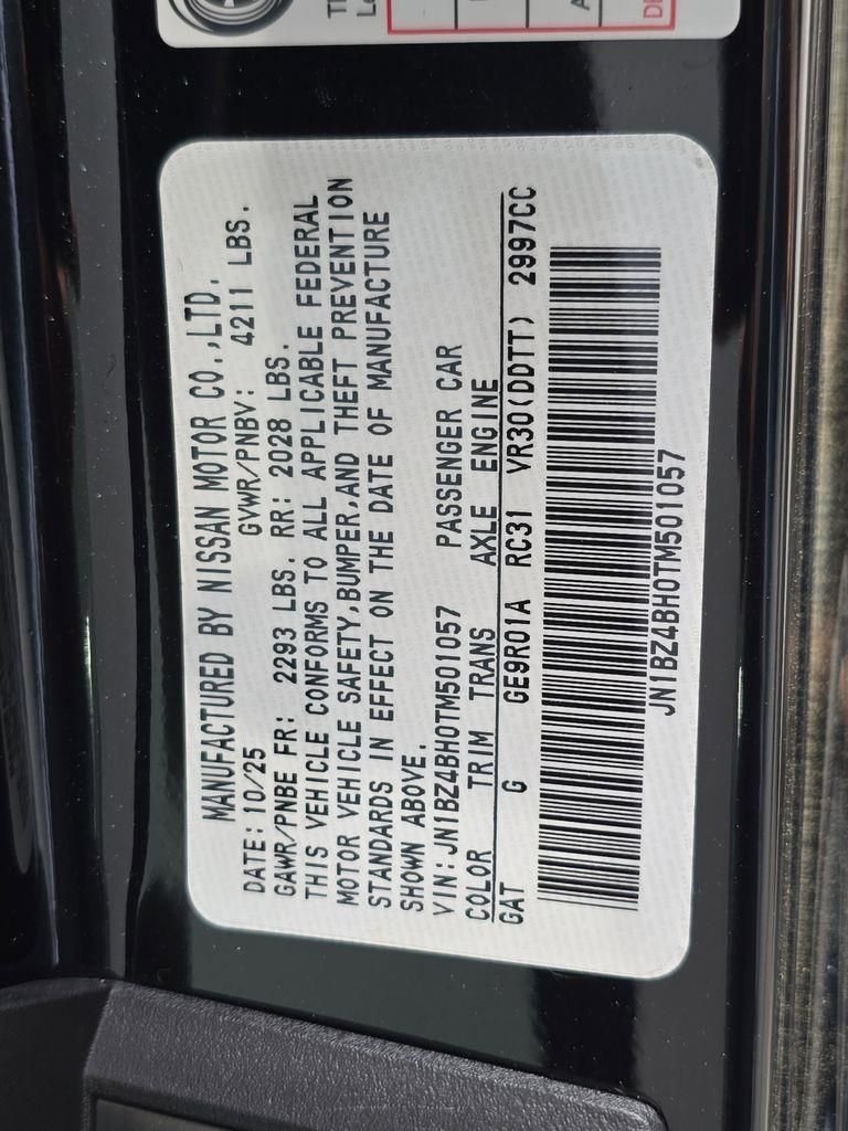New 2026 Black Diamond Pearl Nissan Performance image 16