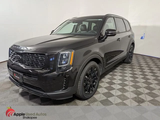 Used 2021 Black Kia EX image 3