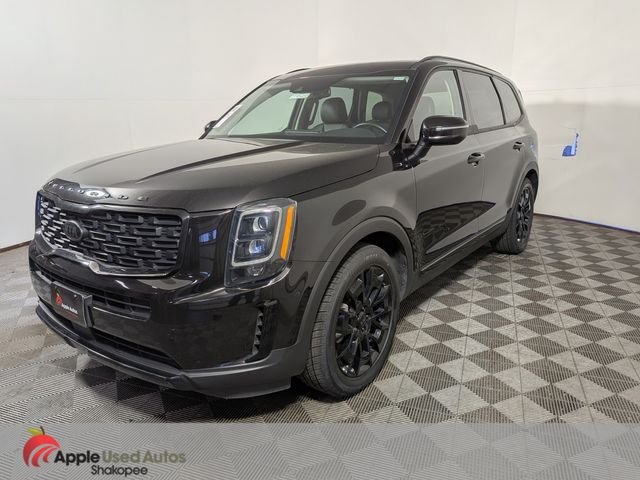 Used 2021 Black Kia EX image 3