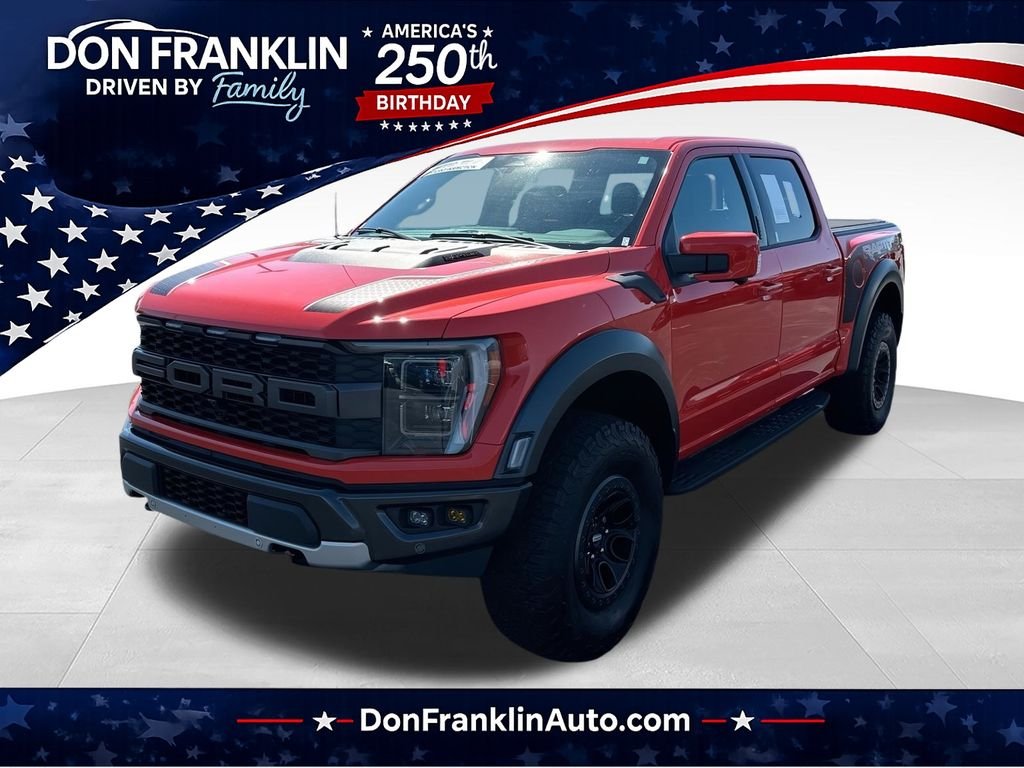 Used 2023 Orange Ford Raptor image 1